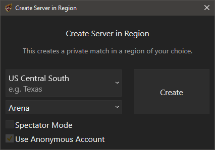 Spark server selector